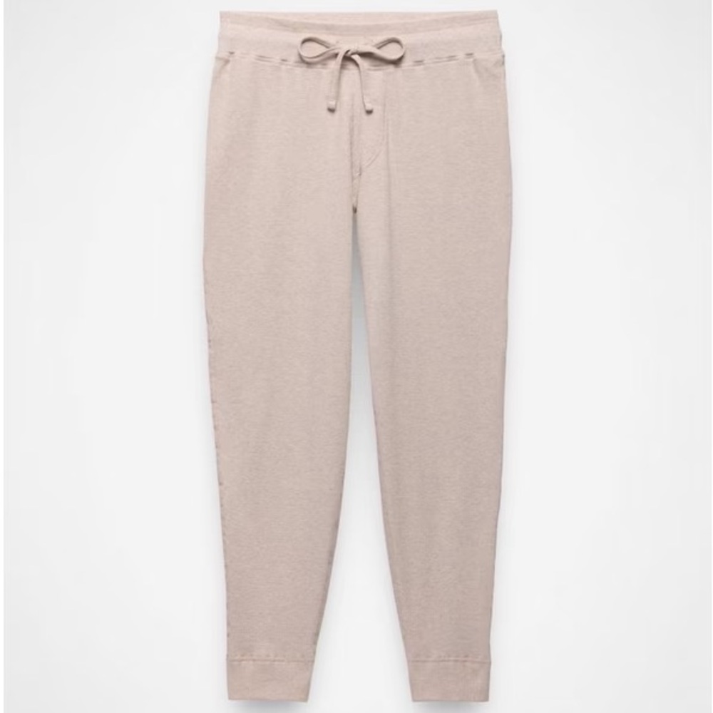 Prana Touchstone Joggers - Oatmeal Heather Cream Sweatpants XS